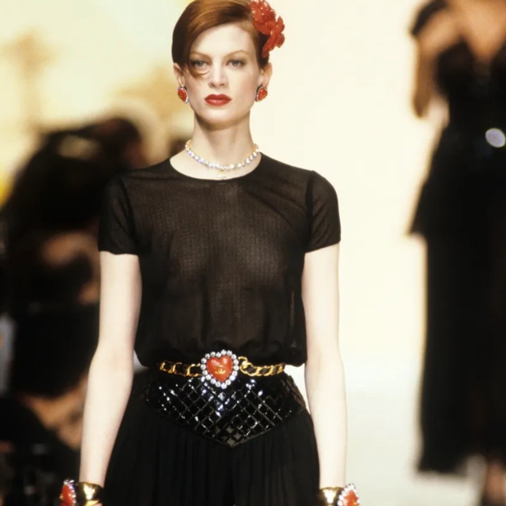 Chanel 1995 SS Heart crystal earrings - Picture 9 of 14